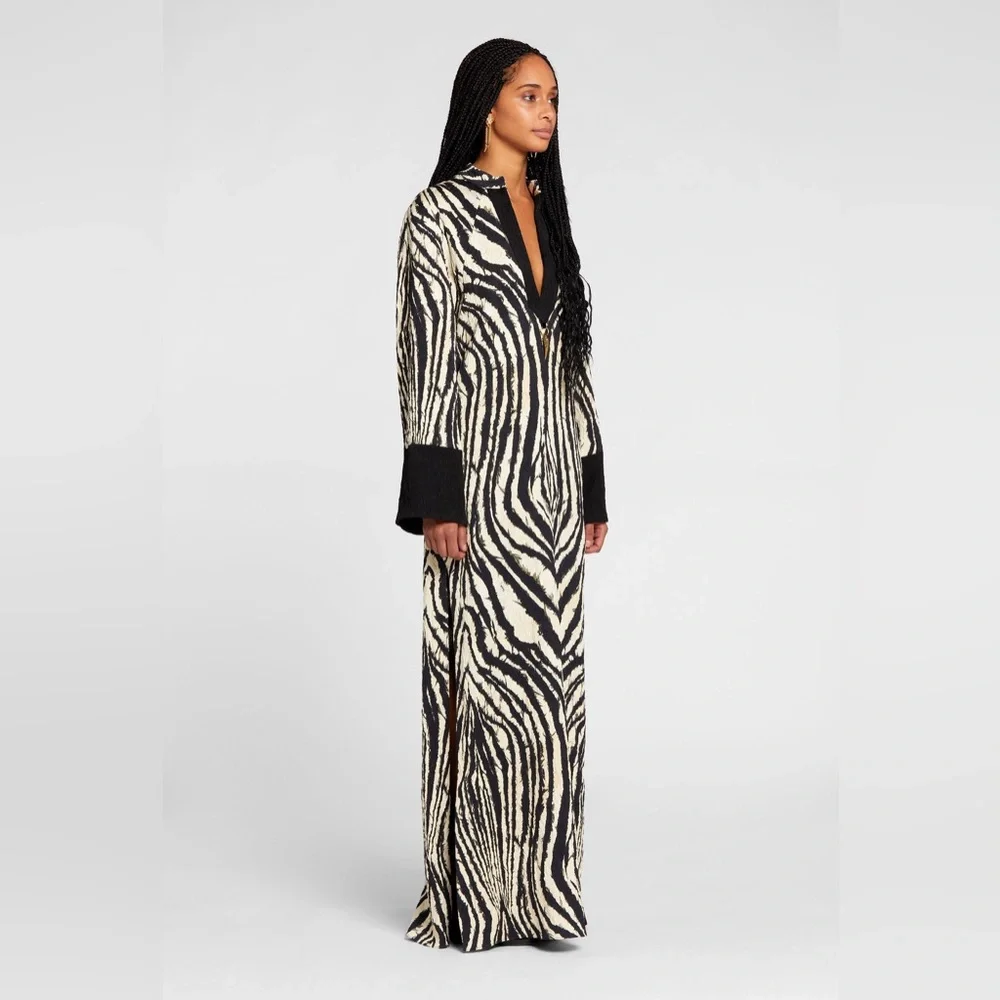 Roberto Cavalli Freedom-Print Maxi Dress - Picture 2 of 11